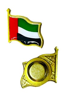 Boxwoods Boxwoods 12-Piece UAE Flag Shape Magnet Badges for Tie Coat and Hat | National Day And Commemoration Day  - Image 1