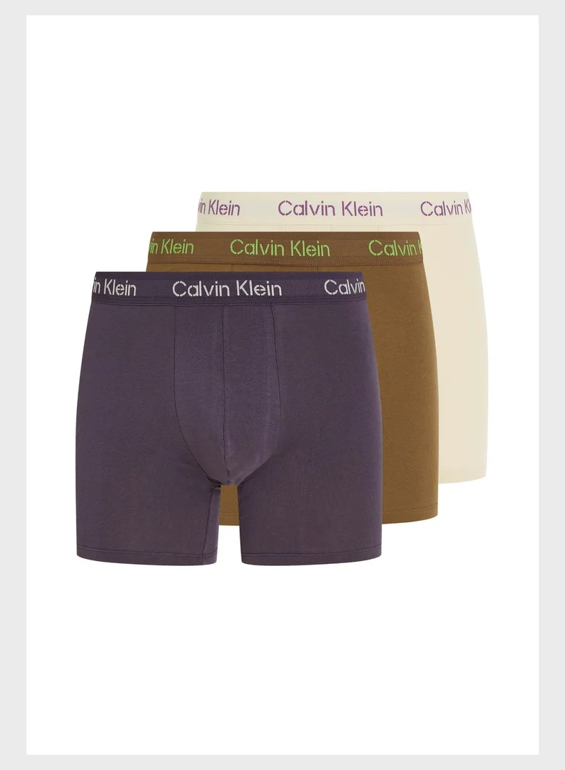 CALVIN KLEIN 3 Pack Assorted Trunks