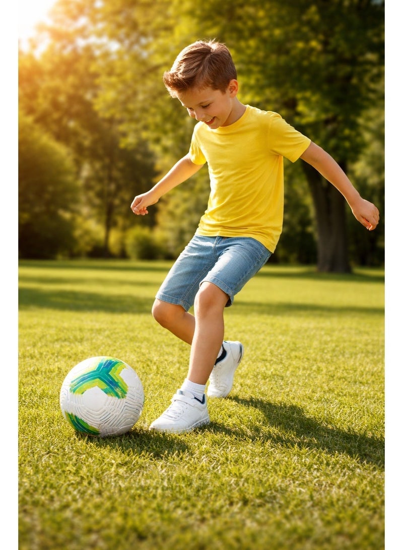 NUZKI Size 5 Football – Durable Training & Match Soccer Ball | Professional Quality Outdoor Football for Kids & Adults - Image 4