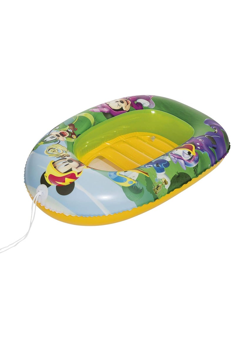 Bestway Bestway Mickey Beach Boat 102x69cm | Inflatable Baby Float | Baby Pool Float | Summer Water Toy | Pool & Beach Toy - Image 1