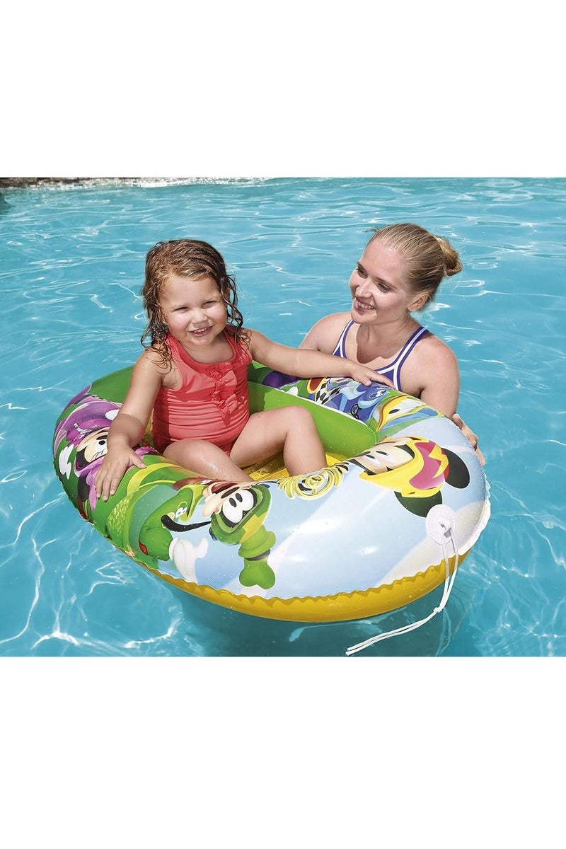 Bestway Bestway Mickey Beach Boat 102x69cm | Inflatable Baby Float | Baby Pool Float | Summer Water Toy | Pool & Beach Toy - Image 3