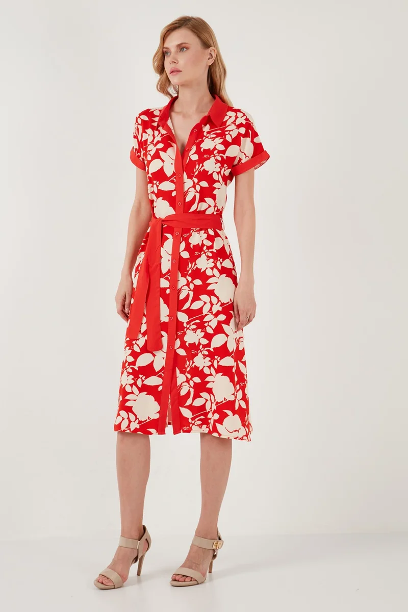Lela Floral Poplin Dress