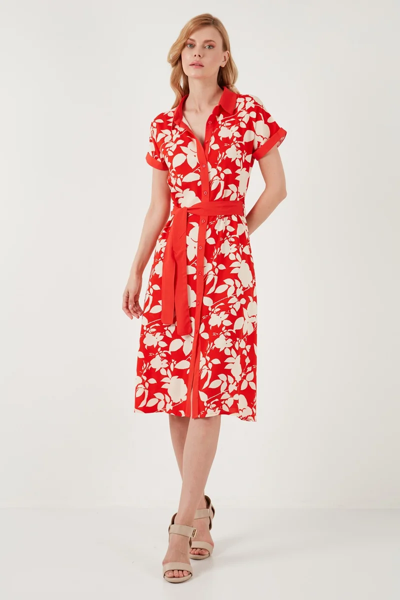 Lela Floral Poplin Dress