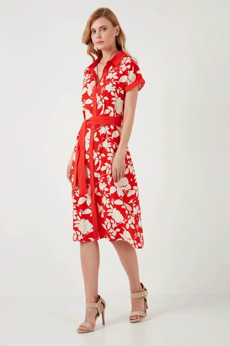 Lela Floral Poplin Dress