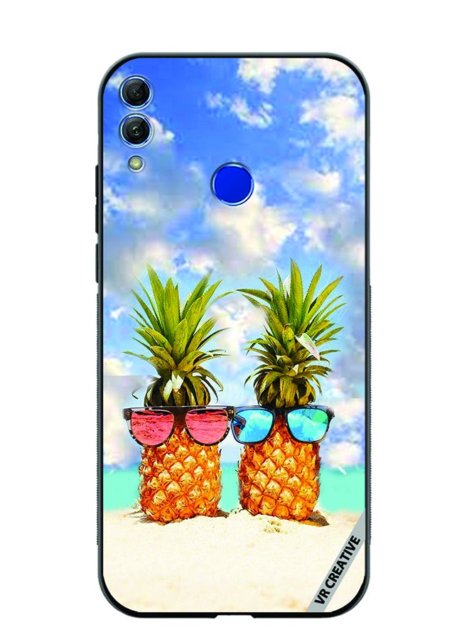 VR CREATIVE Protective Case Cover For Honor 10 Lite Pineapple Design Multicolour