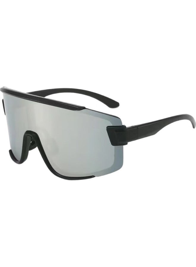 LOVECRAFT Cycling Sunglasses Polarized 1622-Black Frame Mercury Lens Unisex Bike Goggles Uv Protection Windproof Sandproof Running - Image 1