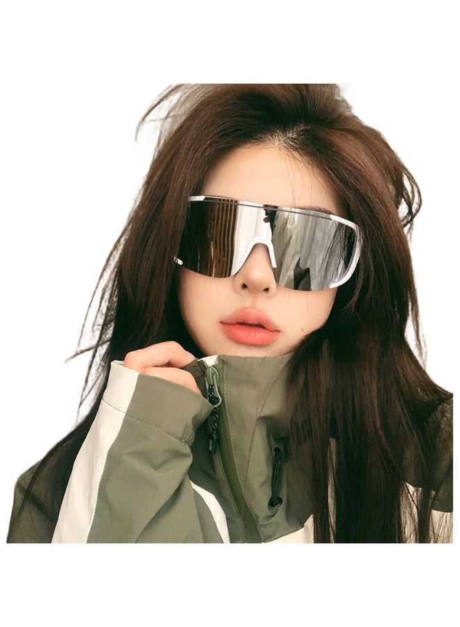 LOVECRAFT Cycling Sunglasses Polarized 1622-Black Frame Mercury Lens Unisex Bike Goggles Uv Protection Windproof Sandproof Running - Image 2