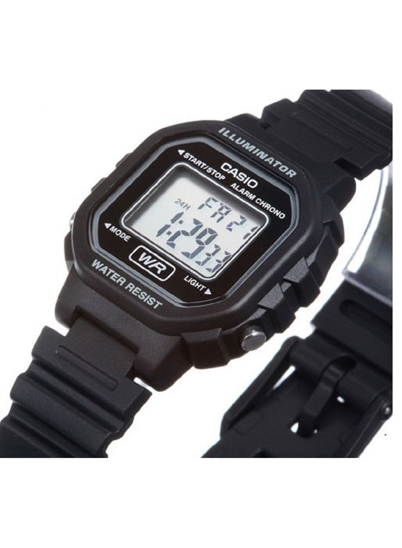 Casio Girls Watch Digital Clear Dial Resin Band LA-20WH-1AD - Image 2