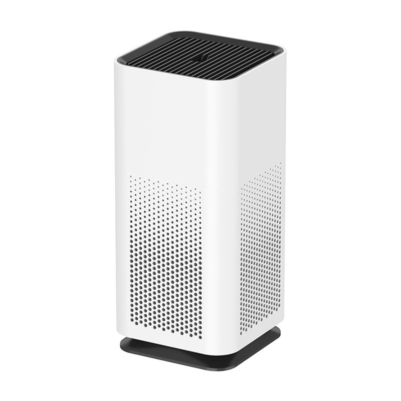 Desktop Air Purifier White Ion Purification Star Projection Lamp - Aromatherapy Function Portable Air Purifier for Home Bedroom Office - Image 1
