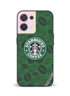 VR CREATIVE Protective Case Cover For Oppo Reno8 5G Starbucks 3 Design Multicolour  - Image 1
