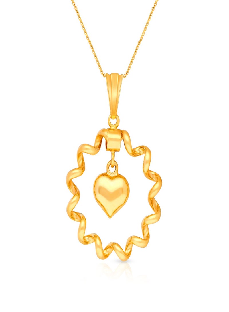 Malabar Gold and Diamonds 22 Carat 916 Purity Malabar Gold Pendant LAPN023Y - Image 1