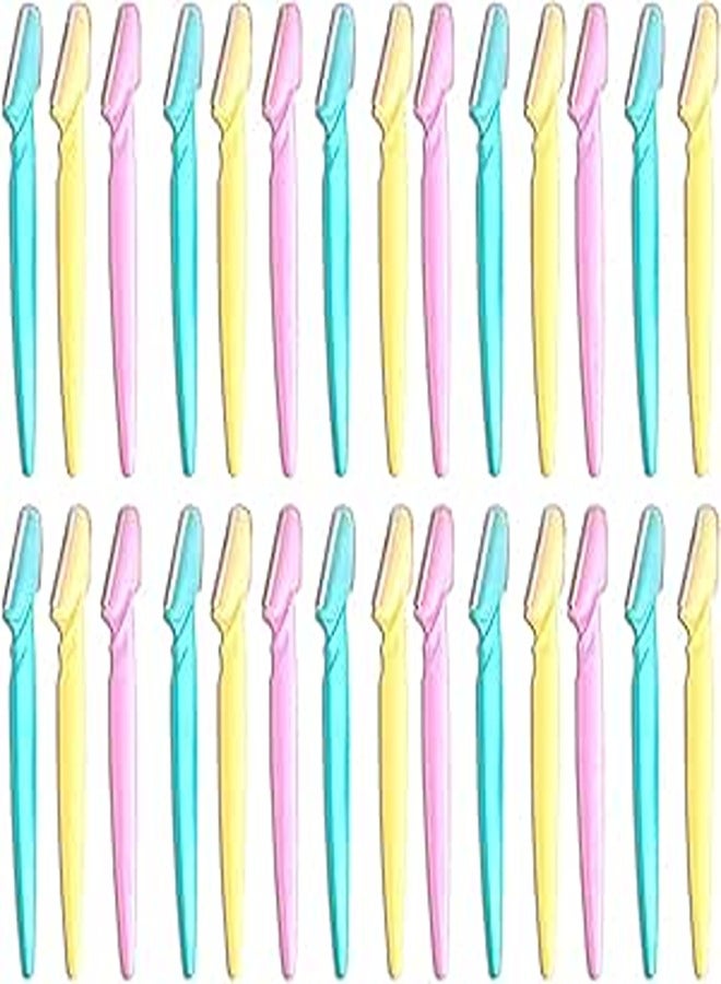 GuangTouL GuangTouL Eyebrow Razors, 21 Pcs Dermaplane Razor for Women Face Multipurpose Exfoliating and Shaving Grooming Eyebrow Face Razor and Eyebrow Shaper, for Women and Man With Precision Cover