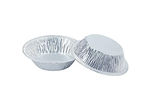 Waytiffer (50 Pack Pie Pans 5 inch,Mini Pie Tins HEAVY-DUTY Disposable Aluminum Foil Tart,pie Pans for Baking Personal Mini Pies, Easily Stack & Store, Freeze & Reheat - Image 3
