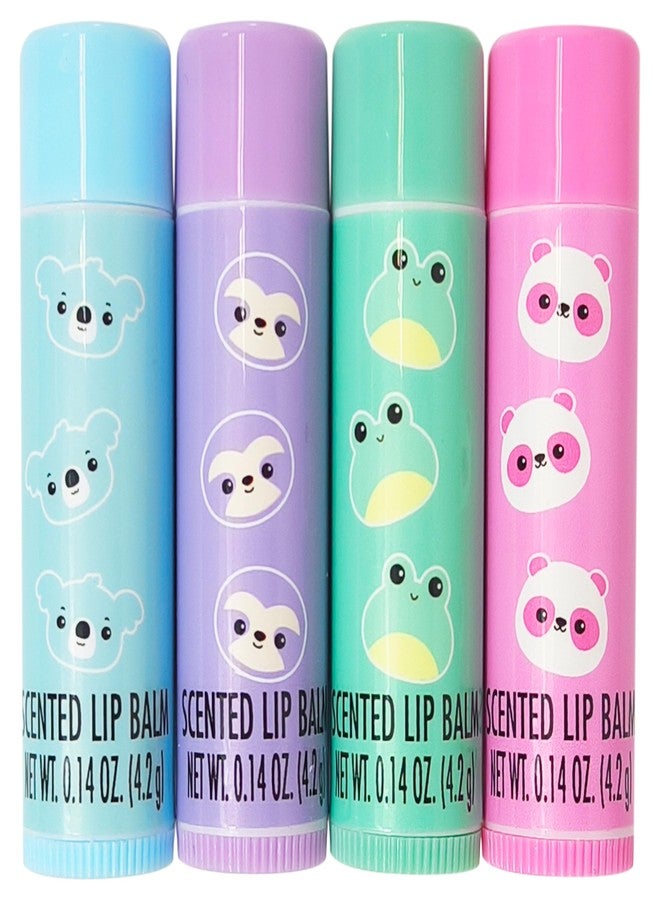 LUV HER Lip Balm Set Pack of 4 - Tinted Lip Balm with Playful Colors and Flavors - Perfect Girls Makeup Accessory - Ideal for Dry Weather Protection, Ages 3+ - Image 2