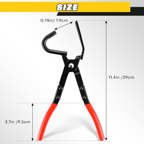 Acymner Exhaust Hanger Removal Tool | Universal Exhaust Hanger Removal Pliers Professional Exhaust Pliers for Rubber Bracket and Hanger Separation - Image 2