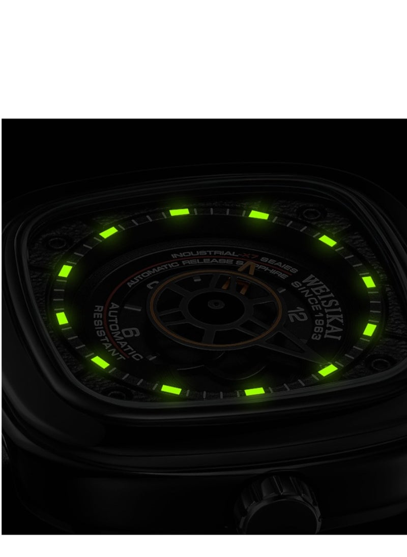 Men's Square Mechanical Watch