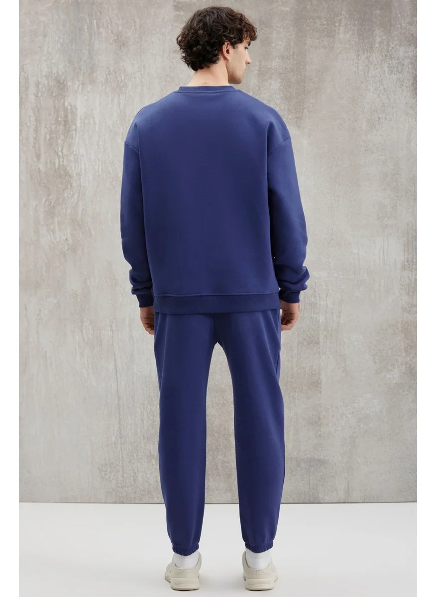 GRIMELANGE Darrit Comfort Navy Blue Sweatpants