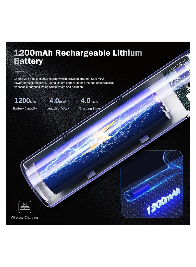 SYOSI Bug Zapper, Mosquito Killer USB / Rechargeable, Electric Fly Swatter Lamp & Racket 2 in 1 for Home, Bedroom, Kitchen, Patio - Image 3