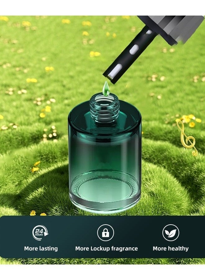 دوسالا وصول جديد 2024 - معطر سيارات ذكي مع ضوء LED، رذاذ عطر سيارة بسعة 150 مل يدوم طويلاً - موزع رائحة عصري للوحة القيادة لتجربة قيادة مريحة والقضاء على الروائح.  - Image 4