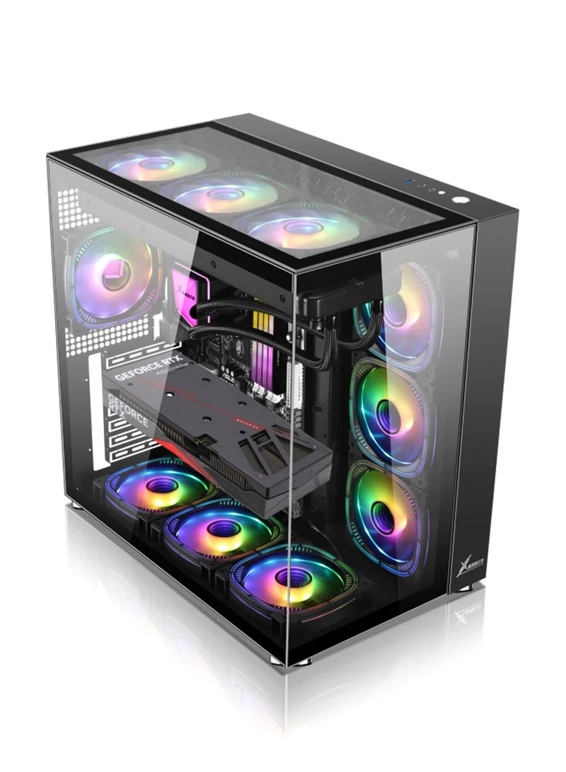 Generic ARCTIC LIQUID GAMING & WORKSTATION DESKTOP PC: AMD Ryzen 5 | GTX 1050TI 4GB | 16GB RAM | 1TB NVME/SATA SSD | Windows 11 | WIFI BT READY  - Image 1