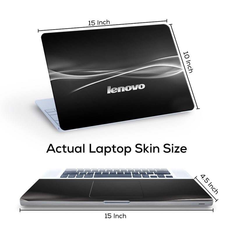 Galaxsia Lenovo D42 Vinyl Laptop Skin/Sticker/Cover/Decal Compatible for Lenovo Laptop Or Notebook (15 to 15.6 Inches, Multicolour) - Image 3