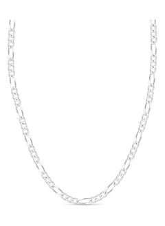 Men's Figaro 150 Chain Necklace 925 Sterling Silver Size 5.5mm