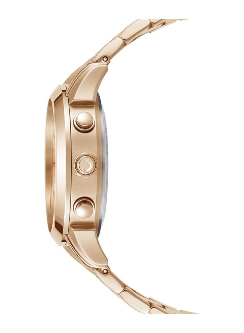 Al Fajr Men’s Luxury 360 Rose Gold Stainless Steel Watch WA-30BS - Image 3