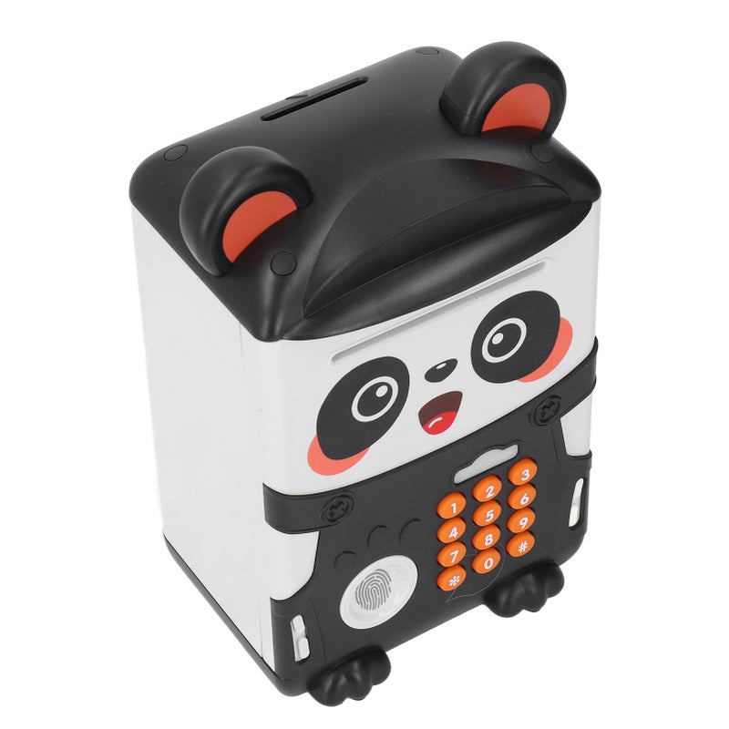 Money Bank Password Fingerprint Recognition Cute Panda Shape Plastic Cash Coin Piggy Bank for Gift - Image 5