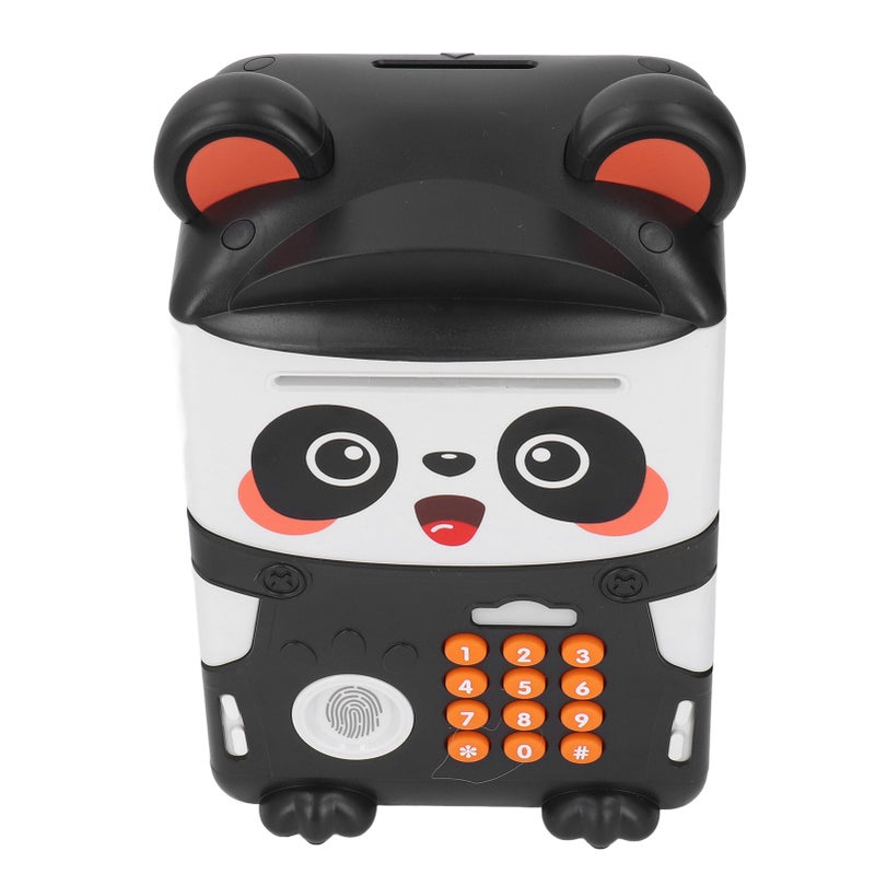 Money Bank Password Fingerprint Recognition Cute Panda Shape Plastic Cash Coin Piggy Bank for Gift - Image 4