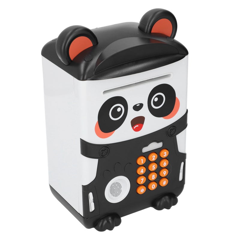 Money Bank Password Fingerprint Recognition Cute Panda Shape Plastic Cash Coin Piggy Bank for Gift - Image 3