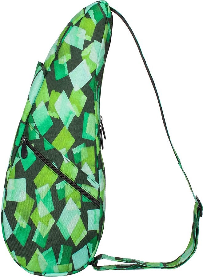 AmeriBag 17" Print Healthy Back Bag Ergonomic Crossbody Sling for Everyday Use, Travel & Walking Comfort (Night Glow) - Image 3