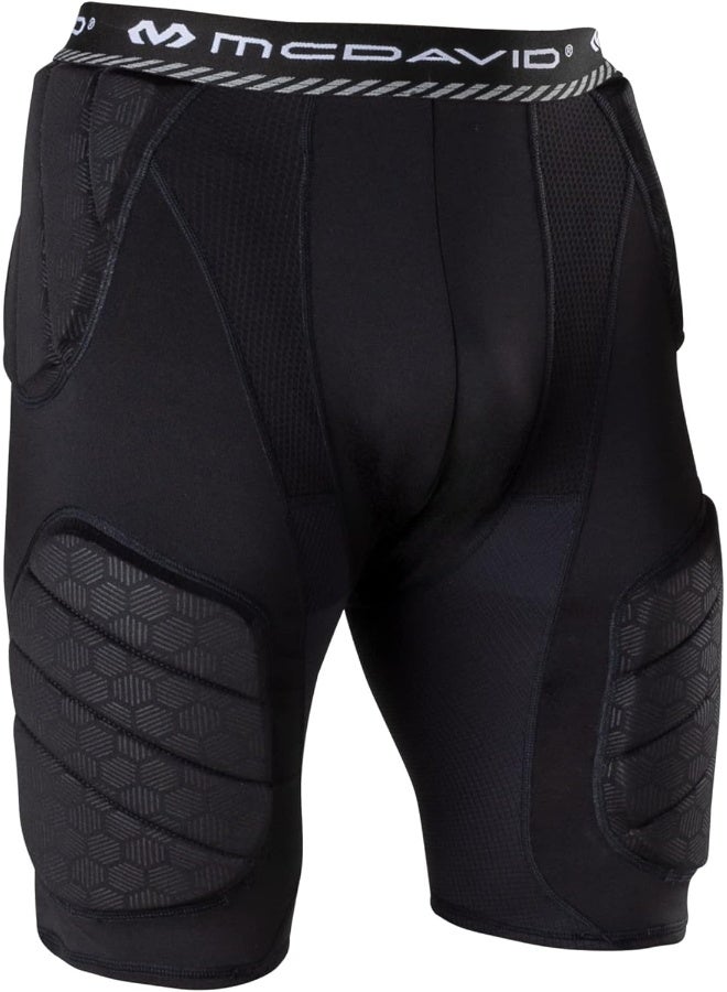 McDavid Rival Integrated 5-Pad Girdle, Durable & Breathable Padded Support with Hard-Shell Thigh Guards, Great for Football & Lacrosse (Adult) - Image 3