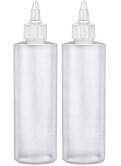 BRIGHTFROM Twist Top Applicator Bottles Squeeze 8 Oz Empty Plastic Bottles Refillable Open/Close Nozzle Hair Coloring/Multi Purpose (Pack Of 2)  - Image 3
