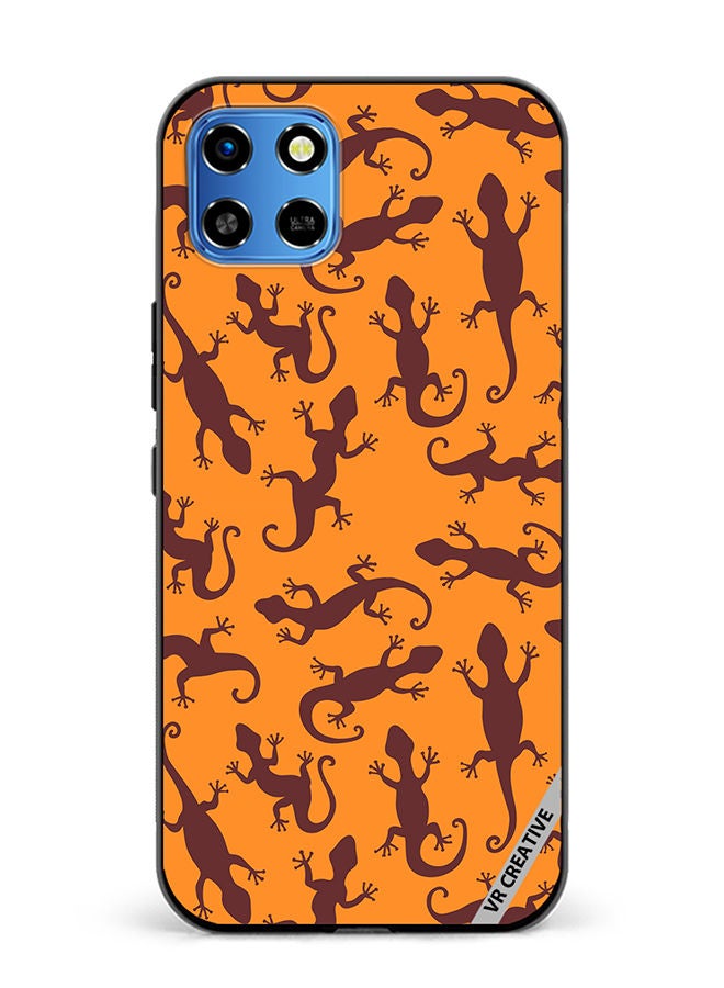 VR CREATIVE Protective Case Cover For Infinix Smart 6 HD Gecko Animal Design Multicolour - Image 1