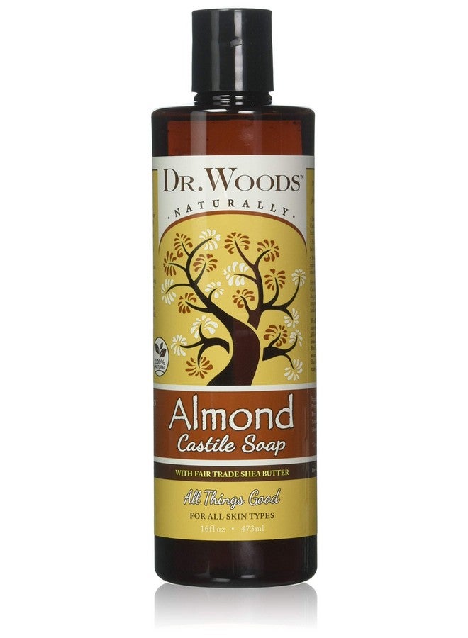 Dr. Woods Almond Castile Soap Shea Butter 16 Ounce  - Image 1
