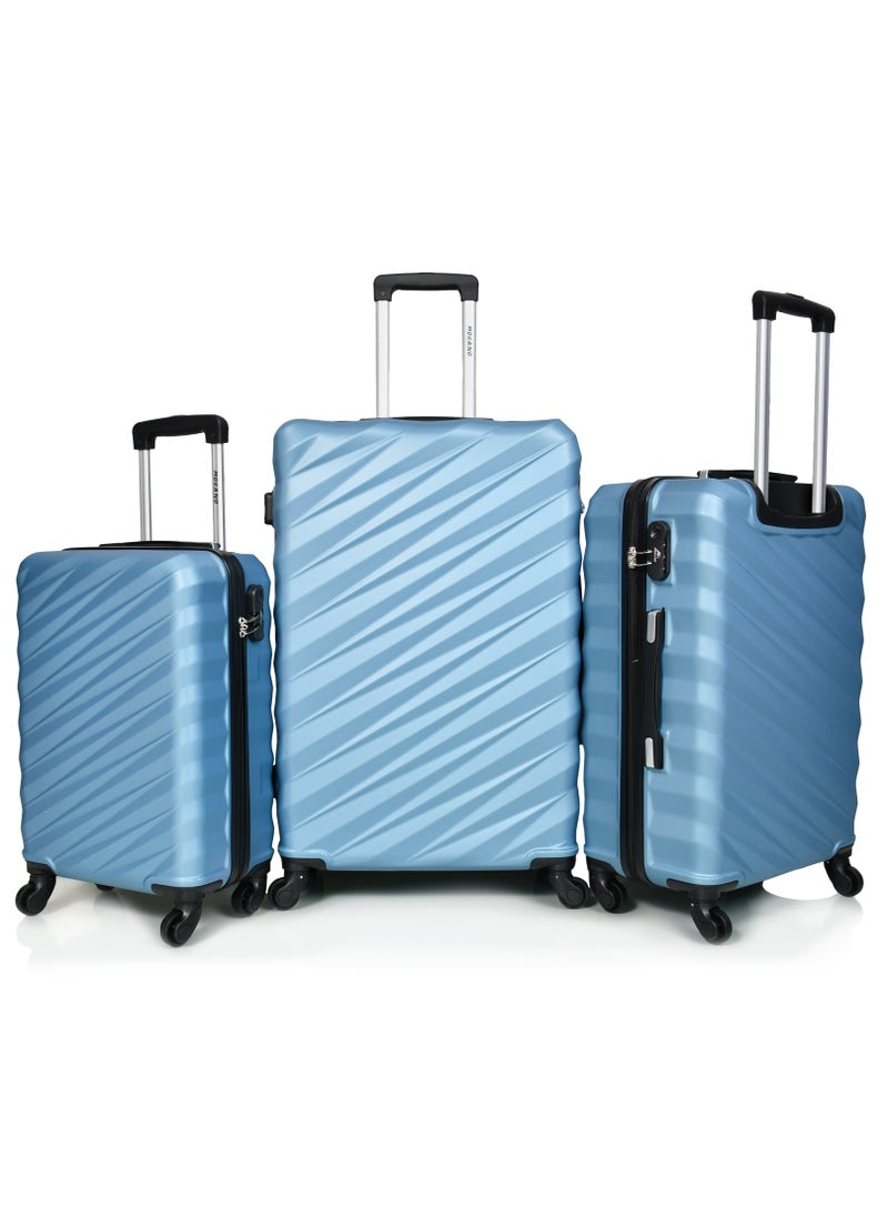 3-Piece Unisex Morano Travel Luggage Trolley Set Light Blue Size 28''-24''-20'' Inches. - pzsku/ZA2D12DAB93335A04919CZ/45/_/1736684058/f9bbe600-87bb-4fd9-a5cc-b725ed2378c7