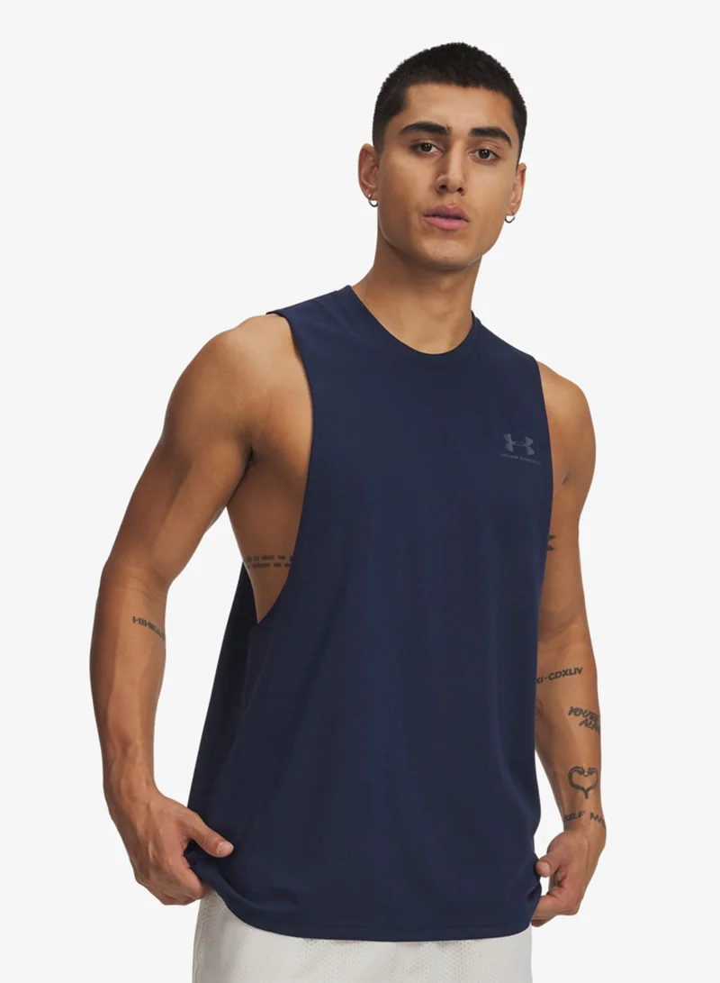 Left Chest Cut-Off Tank