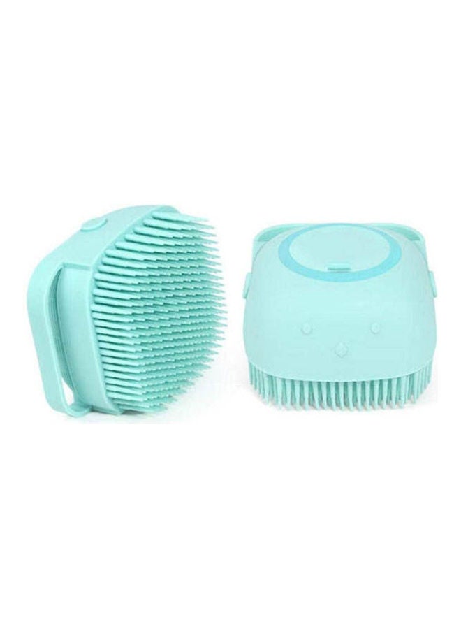 A Silicone Shower Brush With A Soap Dispenser Multicolour 84x60x84mm - Image 1
