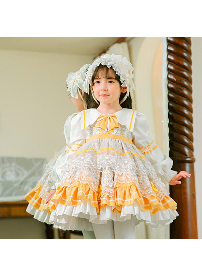 Special Offer Girls Autumn Long Sleeve Lolita Princess Dress