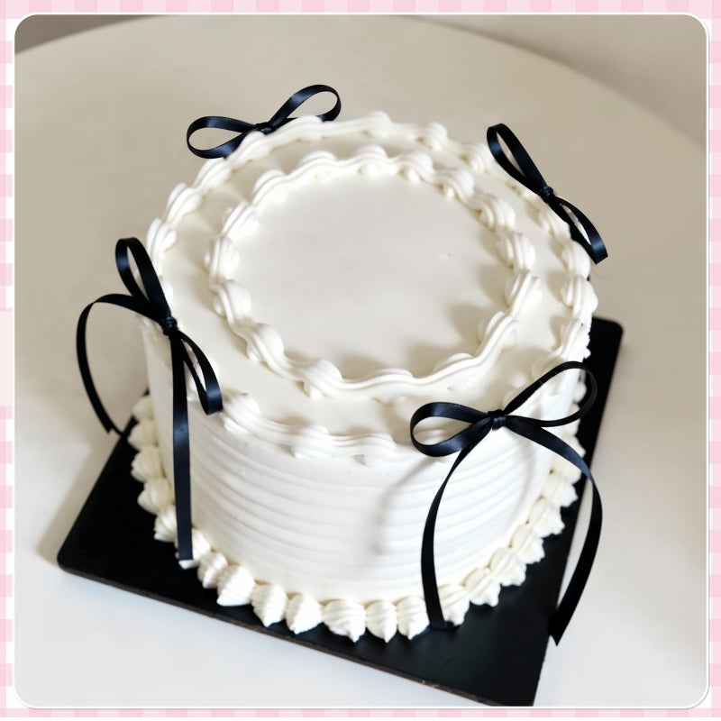 NatNarr 30 Pack Bow Cake Toppers Black Ribbons Bows for Cake Coquette Themed Bow Cupcake Toppers Black Bow Birthday Decorations for Baby Shower, Birthday, Wedding, Bachelorette, Graduation Party Decoration - Image 2
