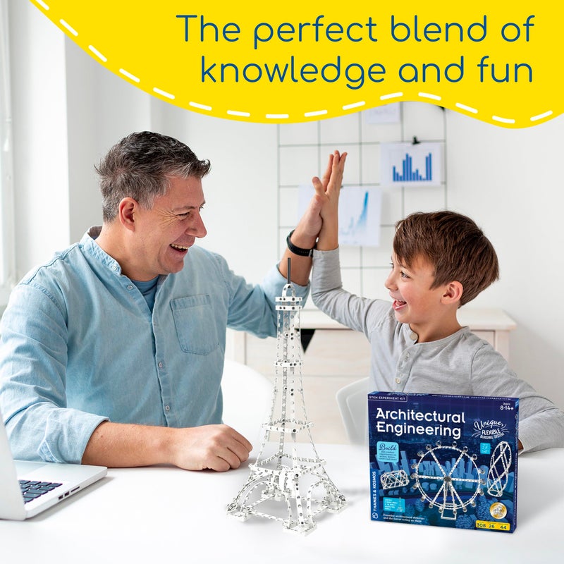 Thames & Kosmos Architectural Engineering | Science Experiment & Model Building Kit | Build 26 Models of Structures & Structural Elements | A Parents' Choice Gold Award Winner 14.6 Inches - Image 5