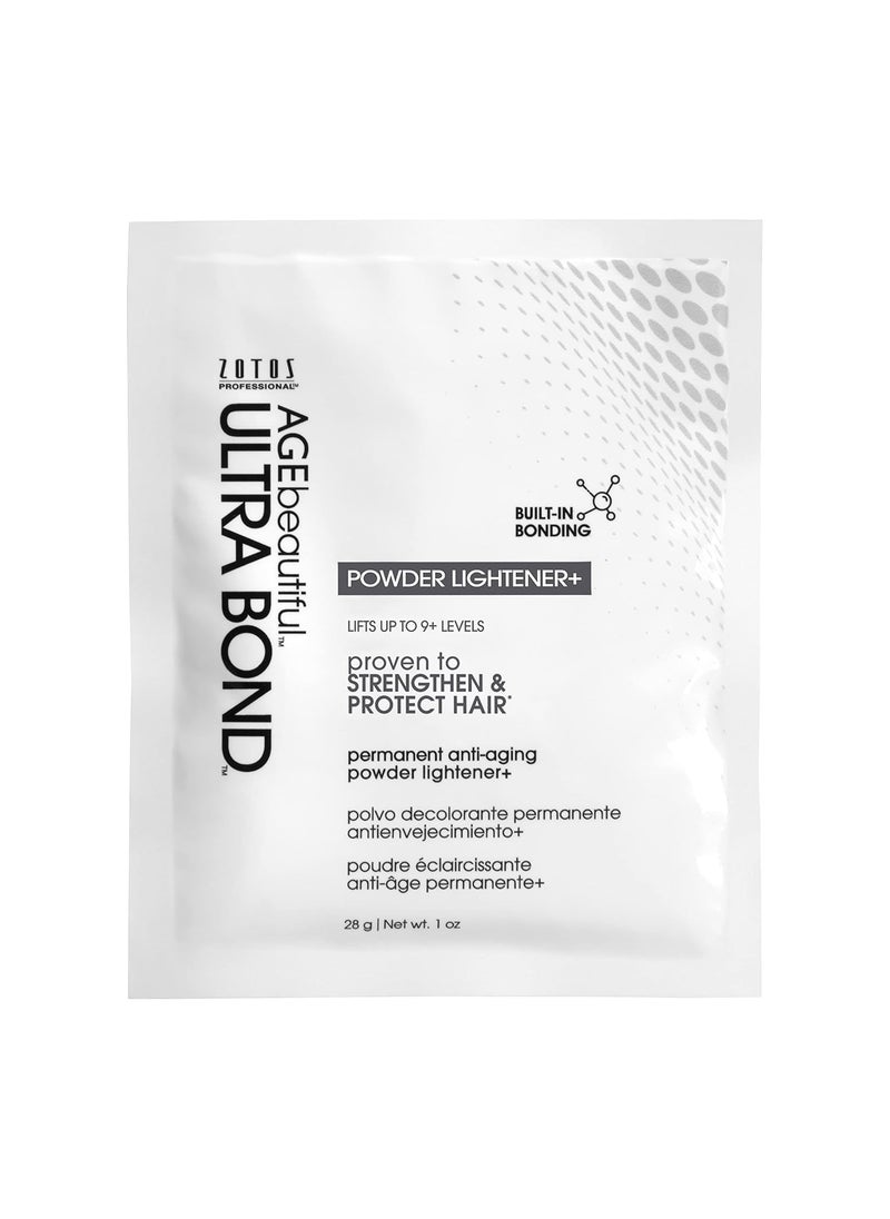 AGE beautiful AGE beautiful Permanent Powder Hair Lightener with Ultra Bond Building | Strengthens, Protects & Nourishes | Lifts up to 9+ Levels | For Lightening & Highlights 