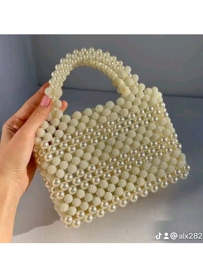 Imported Lolli bag with beads, size 15 x 15