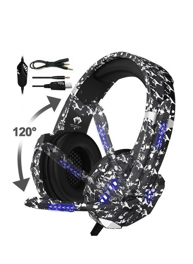 Python Fly - G9000 PRO CC Wired Over Ear Gaming Headphones 7.1 Surround Sound Noise Isolating 120-degree Adjustable Mic 40mm Driver - for PC, PS5, Xbox, Mobiles, Tablets, Laptops - Image 1