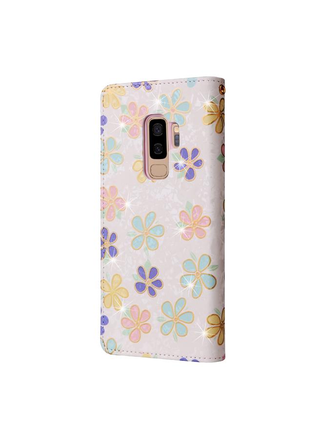 erorex Case For Samsung Galaxy S9 Plus Bronzing Painting RFID Leather Case - Image 3