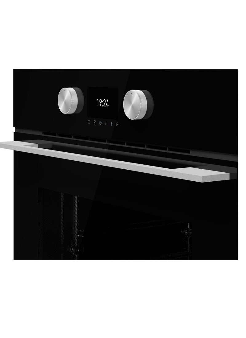 TEKA - Built-in A+ Multifunction Oven 12 Cooking Functions,HydroClean Cleaning System,Personal Cooking Assistant,71 L Capacity & Softclose System HLB 8600 BK - Image 1