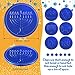 Zubebe 300 Pieces Plastic Hanukkah Gelt Coins Bulk Dreidel Menorah Star of Davids Design Coins for Hanukkah Party Favors Decorations 6 Styles for Treasure Hunt GameBlue - Image 4