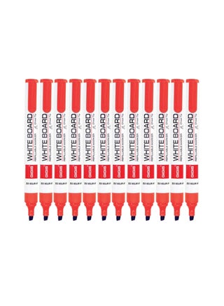 White Board Marker Chisel Tip - Red Pack of 12 - pzsku/ZA2D1E2FA8DF343DF70E5Z/45/_/1684930882/3d8b10de-d977-474a-8d41-24b4a907b4fb