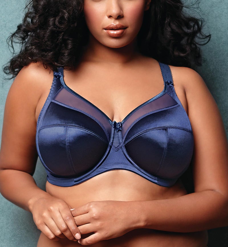 GODDESS Womens Keira Underwire Banded Bra, Ink, 40M US - Image 4