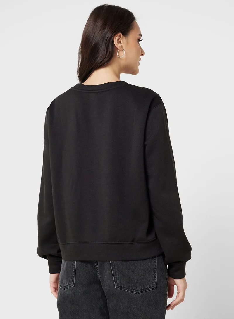 ONLY Round Neck Printed Sweatshirt